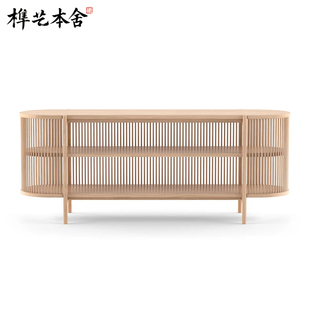 榫艺本舍/意式创意设计师设计 BASTONE SIDEBOARD 实木客厅餐边柜