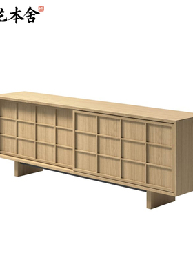 榫艺本舍/北欧经典创意设计客厅餐厅实木餐边柜RETI - CO厨房橱柜