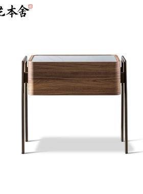 榫艺本舍/北欧轻奢创意设计师设计 Partout 卧室客厅实木床头柜