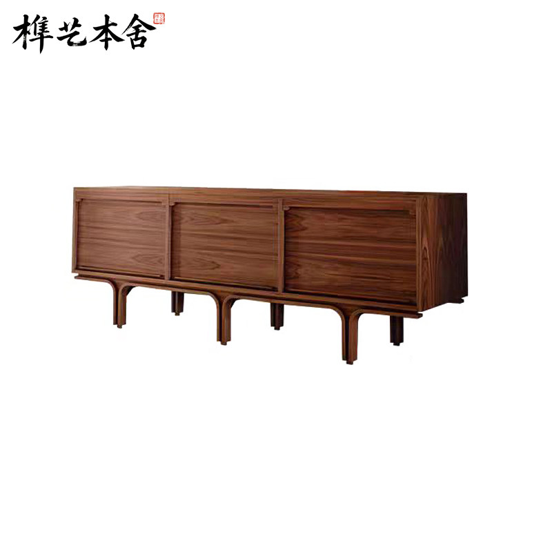 北欧现代简约餐边柜实木