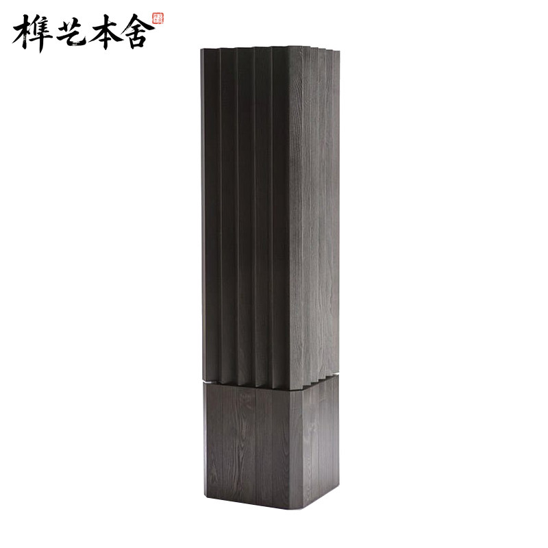 意式极简餐边柜实木橱柜