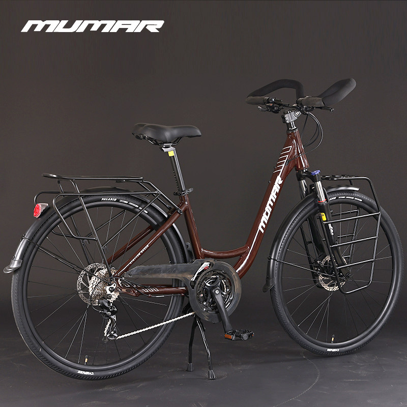 美国牧马人长途旅行车自行车铝合金变速油刹27速蝴蝶把山地公路车,自行车/骑行装备/零配件,旅行自行车,淘宝优惠券,粉丝福利购,淘宝优惠卷