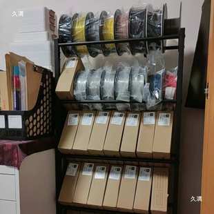 3d打印耗材架耗材烘干箱3D配件收纳储物架带轮移动展示柜密封防潮