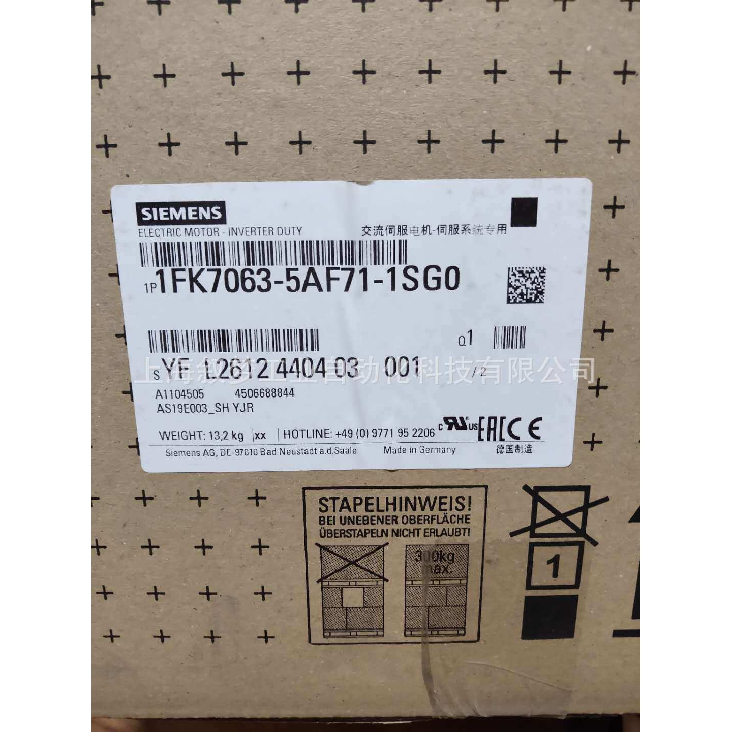 伺服电机1FT6082-8AC71-3AG0/3AG2/3EA1/3SA3/3TA6/4AA2现货销售