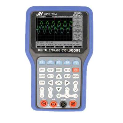 测量方式可调节双通道JDS3102A手持示波器