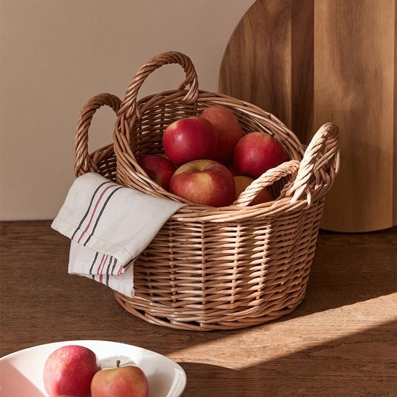 手工柳编收纳篮厨房藤竹编水果篮馒头筐手提篮野餐篮W收纳筐鸡蛋,收纳整理,其他收纳篮,淘宝优惠券,粉丝福利购,淘宝优惠卷