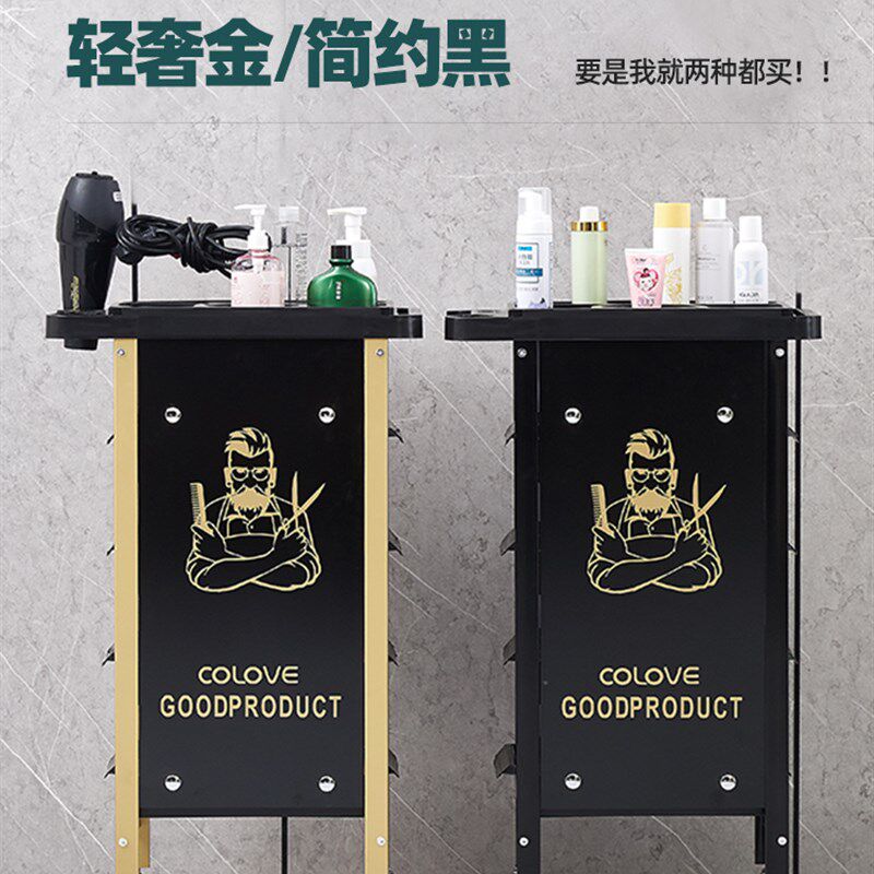 美发车发廊手推车杠车复古包邮美C容小推车理发店烫染工具车轻奢