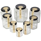 蜂蜜玻璃瓶六角六棱储物罐密封食品瓶带盖牛肉酱菜V燕窝果酱空透