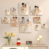 盛夏照片墙相框挂墙组合餐厅客厅墙F面装 饰墙上相册墙相片背景墙