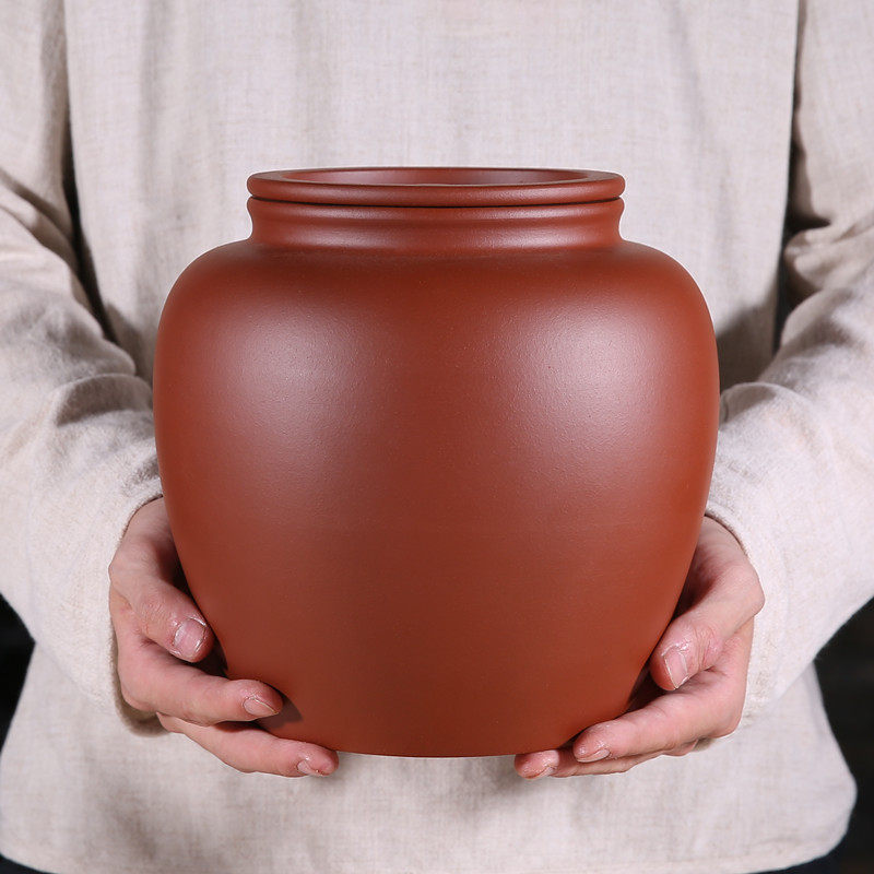 2斤装紫砂茶叶罐小号普洱散茶罐宜E兴手工原矿精品家用存茶器茶桶,餐饮具,茶叶罐,淘宝优惠券,粉丝福利购,淘宝优惠卷