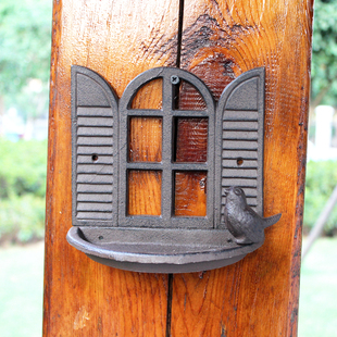 创意墙上置物架装饰o客厅玄关壁饰花园庭院壁挂钥匙收纳盒整理箱