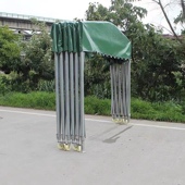 雨棚户外推拉蓬移动停车棚车棚家用遮F阳棚活动车库伸缩挡防雨帐