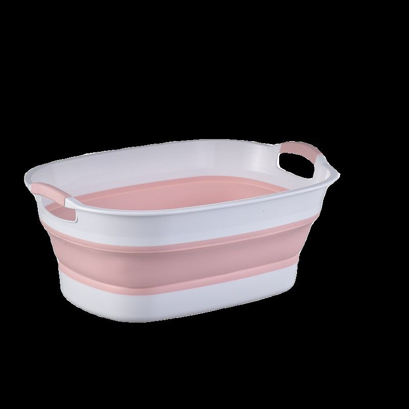 可折叠特大号塑料盆婴儿宝宝洗澡盆超大折叠洗衣R盆带排水宠物浴