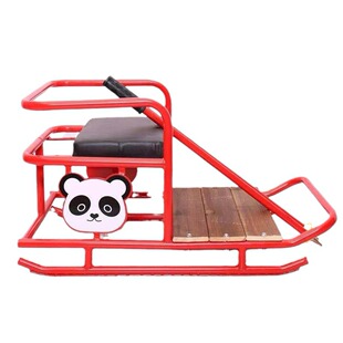 冰车滑冰车成人儿童户外雪上冬季老式溜冰双人玩具车冰爬犁滑雪板