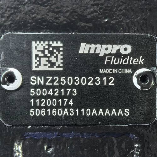 11200174  506160A3110AAAAAS # Impro Fluidtek，液压马达