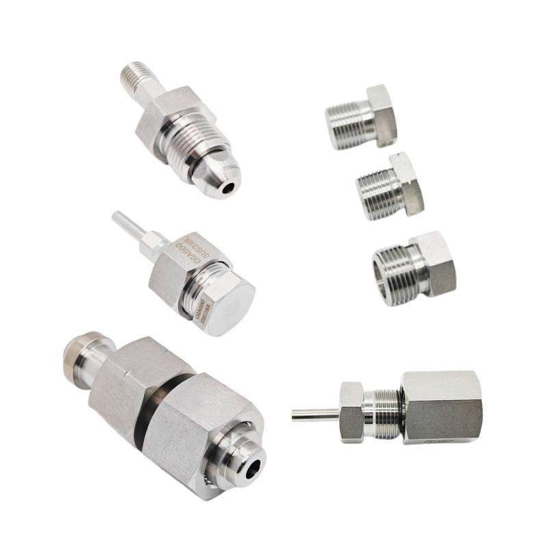 国美英日标 CGA660/330/350钢瓶焊接螺纹接头DISS634钢瓶阀堵帽