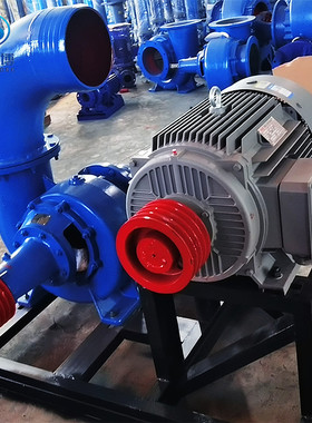 厂家批发排污泵380v 200HW-4型单级单吸柴油机混流泵 蜗壳清水泵