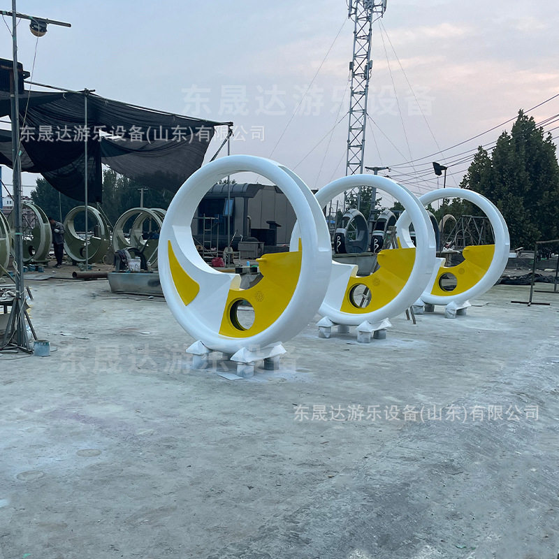 脚踏互动健身单车公园广场喷泉发电单车骑行智慧单车