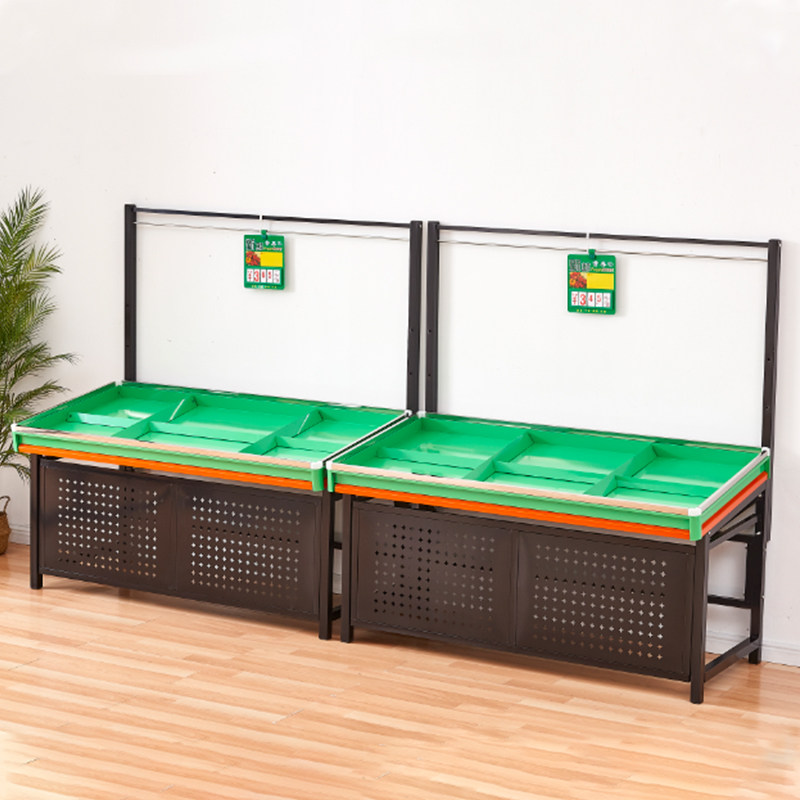 超市水果货架展示架水果店蔬果货架单双层蔬菜货架便利店水果锦标