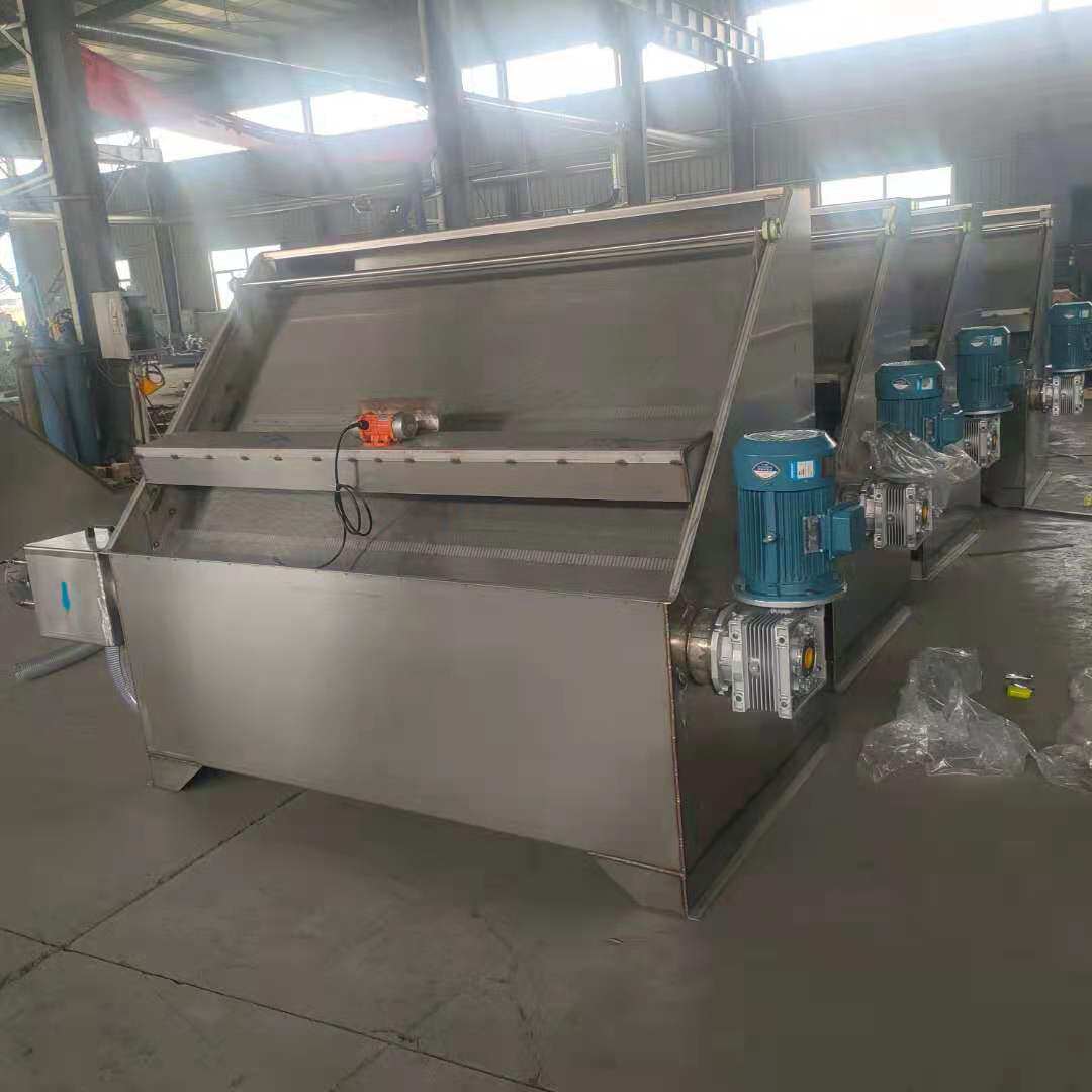 干湿分离机挤压脱水机固液分离机斜筛式家禽家畜粪便处理器