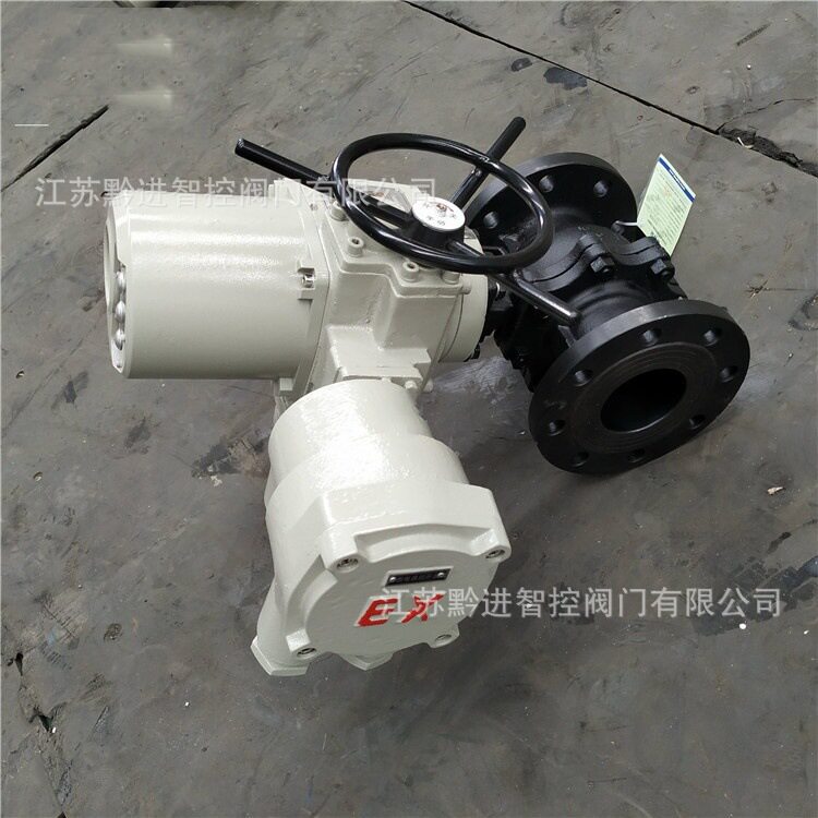 Q941F-16DN80手电动一体式球阀选配DZW10-24一体式电动执行器