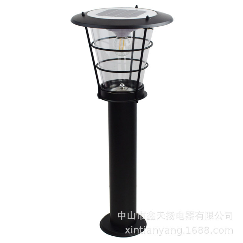 太阳能灯花园景观灯不锈钢草坪灯户外草地庭院灯别墅花园家用