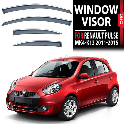 Renault Pulse Window visor适用于雷诺Pulse晴雨挡雨板扰流板
