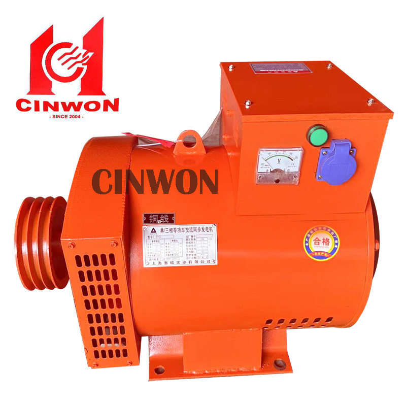 发电机单机 单相230V三相380V 15KW 20KW 24KW 30KW双电压电滚