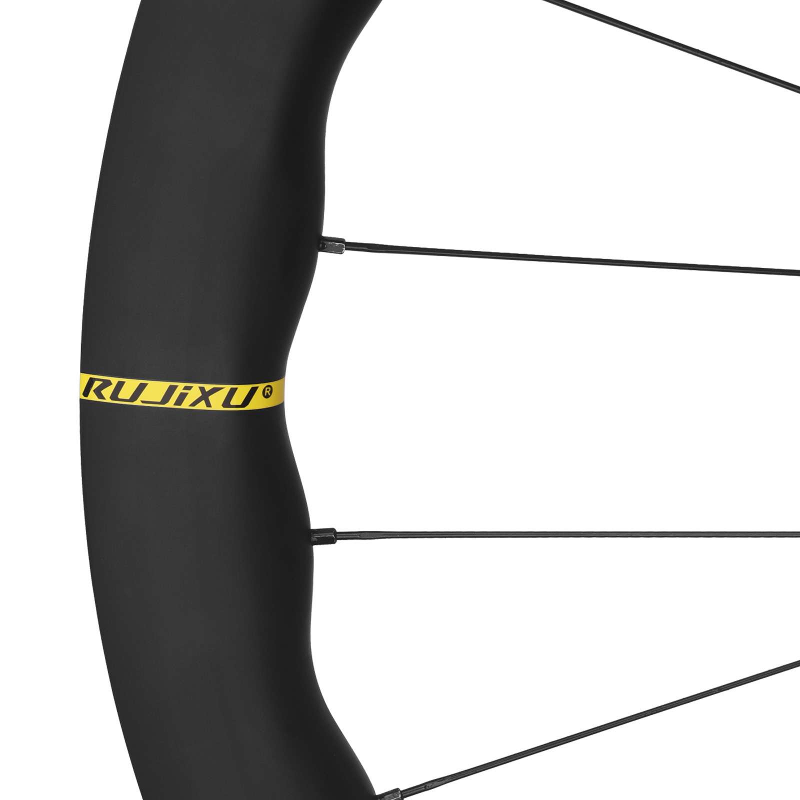 700C 36/54T RUJIXU棘轮碳纤维碳刀公路车黑色波浪轮组碳轮组碟刹