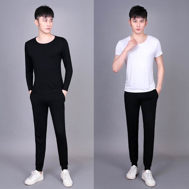 速发舞蹈裤男士套生艺大形体服考码舞蹈练功服学装宽松舞萝卜裤子