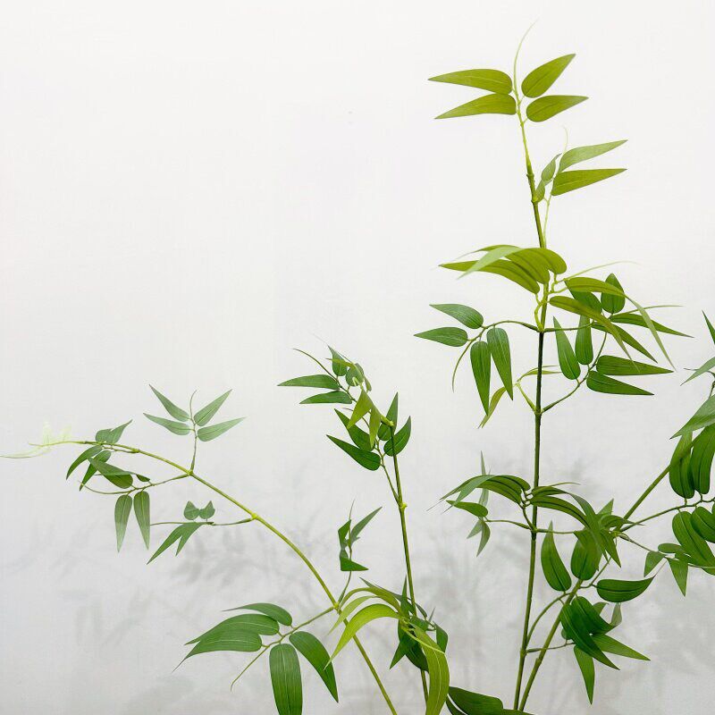 速发簕竹枝仿真竹叶长枝假植物中式绿植客厅禅意装饰造景摆放假植