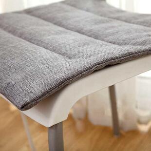 速发防滑纯色四季 坐垫办公室汽车沙发椅垫学座垫舍生垫屁 亚麻薄款