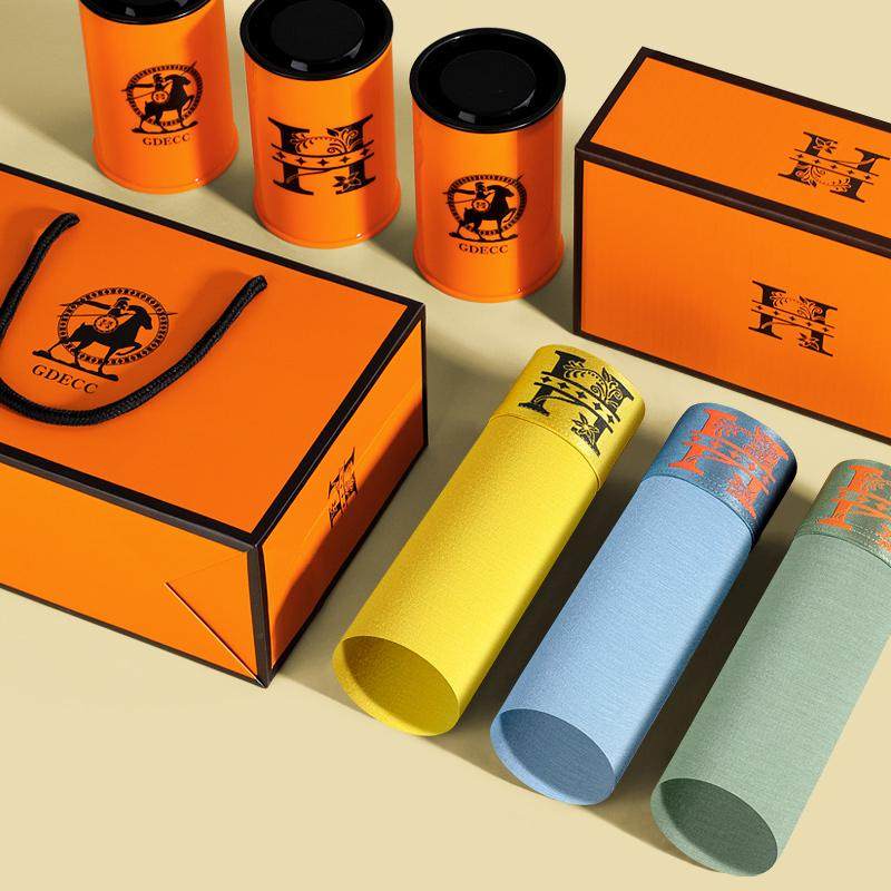 礼盒装抗菌高档温感男士内裤