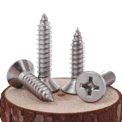 KA不锈钢304平头自攻螺丝 沉头自贡螺丝M3.5*8x10x12x14x25x30x45