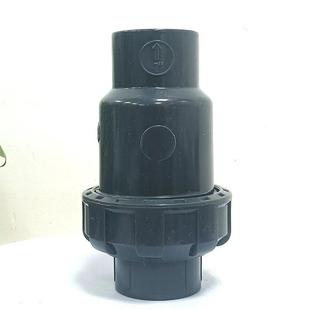 直插法兰内丝式DN15202532UPVC塑料单向阀门配件止逆阀止回阀立式