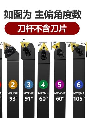 数控车刀杆外圆端面93/60度三角形MTJNR/MTENN/WTJNR/MTFNR/MTFNR