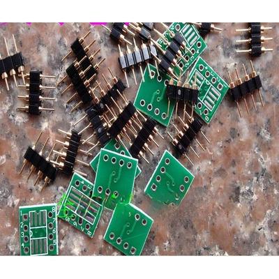 10个价促 贴片转直插 SOP转DIP SOP8转DIP8 运放转接板 配镀金针