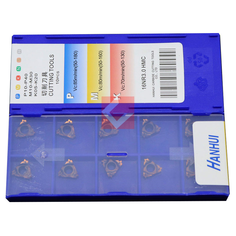 翰辉 HANHUI 不锈钢用内螺纹刀片 11NR AG60/1.0/1.5/2.0/3.0-HMC