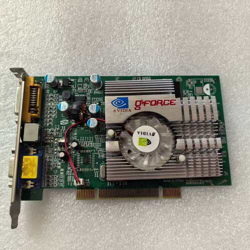 {议价}工控显卡PCI-FX5500 VGA DVI S端子 支持双