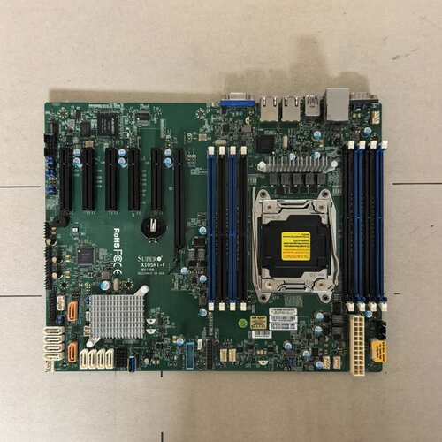 {议价}超微X10SRI-F C612 X99单路服务器主板支持E5