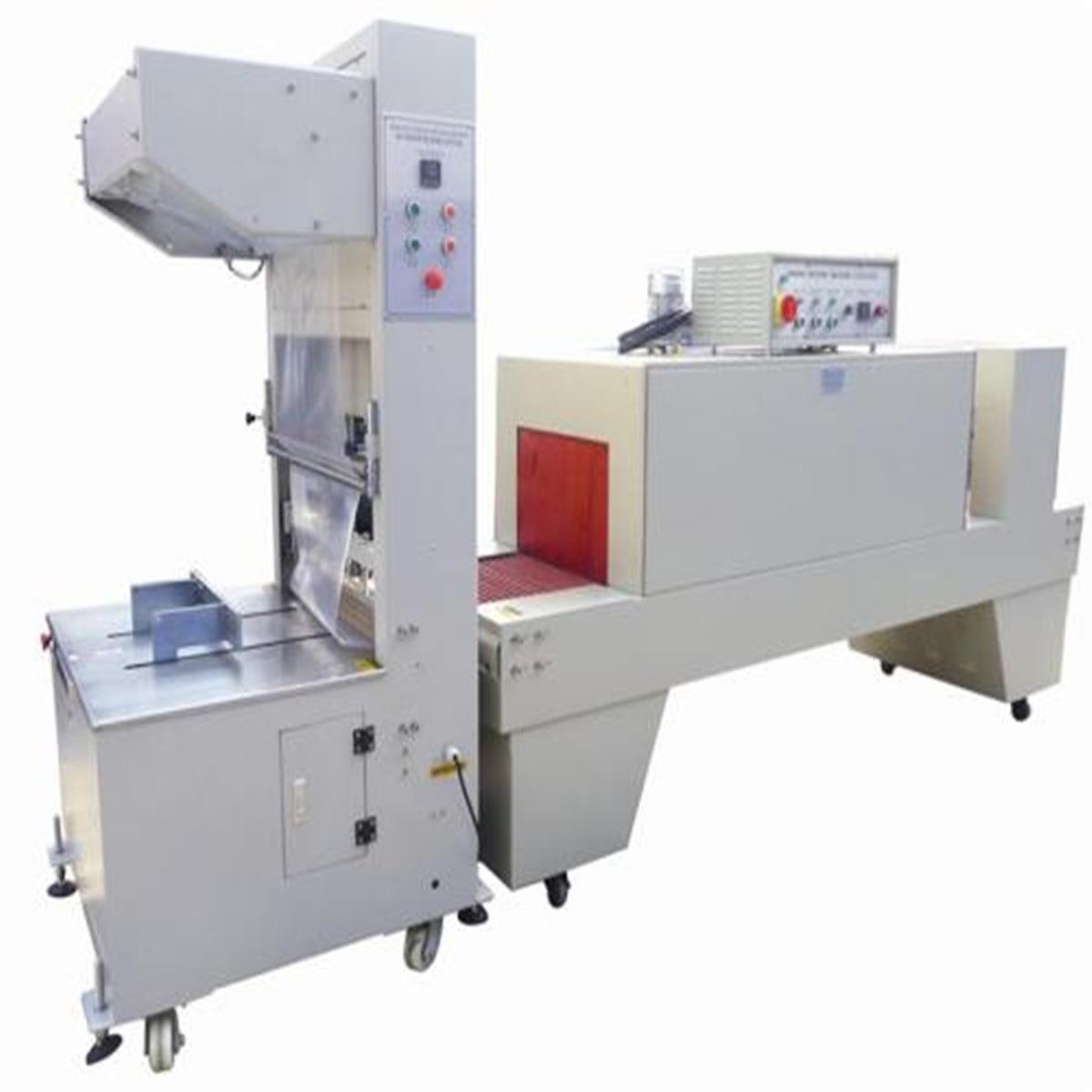 袖口式包装机啤酒饮料包装机袖口式PE膜热缩机矿泉水包装机塑封机