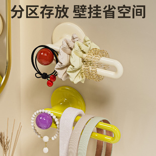 发圈发箍收纳架卫生间发饰发夹皮筋头绳挂钩发绳首饰品收纳