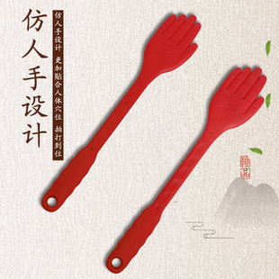拍痧板硅胶经络拍痧掌按摩捶养生拍打手掌家用按摩器 仿真手掌爆款
