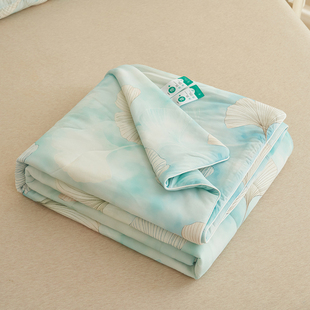A类母婴级冰丝夏凉被凉感丝夏季空调被薄款夏被单双人冰淇淋被子