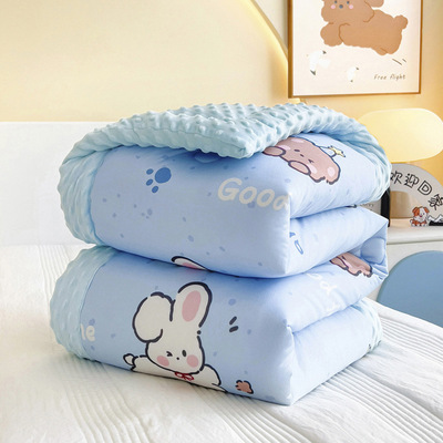 A类儿童豆豆被子冬被芯春秋被幼儿园午睡被冬季加厚保暖婴儿盖毯