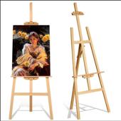 美术生专用画架支架式 画板素描油画展架家用可折叠木制画架三角架