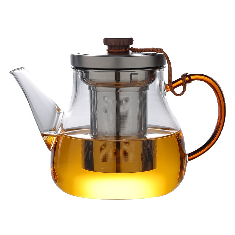 茶壶泡茶家用茶水分离煮烧水壶加厚耐高温大容量T高档玻璃茶具单