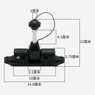 塑料船万向桨座 铝m合金船 铁船 木船 专用桨锁 船桨固定支架