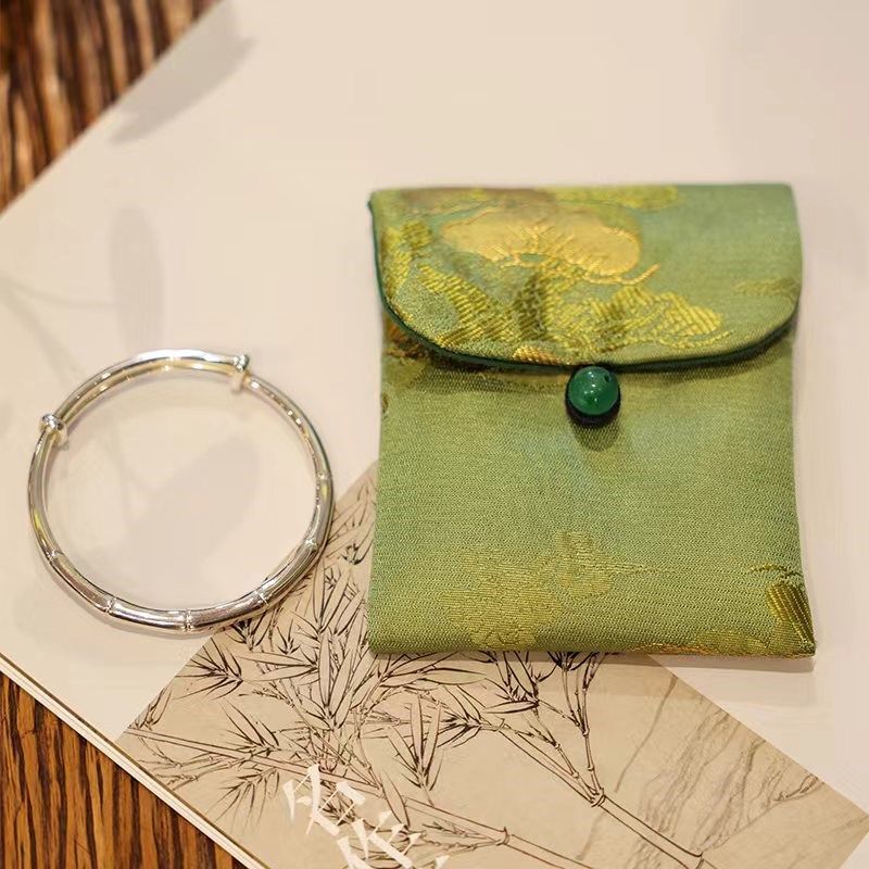 故宫织锦a缎收纳包 清雅中式口红手串手链家居首饰收纳盒小包手袋,收纳整理,口红收纳包/盒/袋,淘宝优惠券,粉丝福利购,淘宝优惠卷