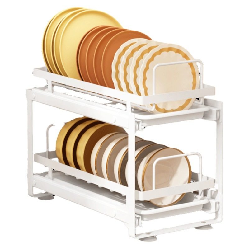 碗架拉篮抽屉式厨房橱q柜碗盘碗碟隔断隔板柜内收纳小型抽拉置物,厨房/烹饪用具,碗架,淘宝优惠券,粉丝福利购,淘宝优惠卷